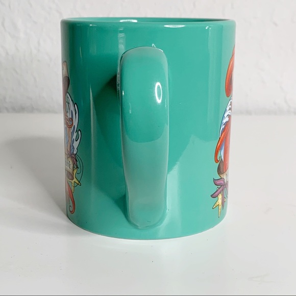 Disney Little Mermaid ARIEL Coffee Mug Green - Picture 3 of 4